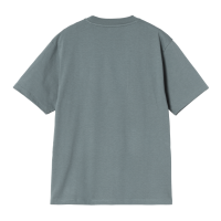 Carhartt WIP W Pocket Heart T-Shirt (cozy blue/red)