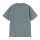 Carhartt WIP W Pocket Heart T-Shirt (cozy blue/red)