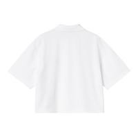 Carhartt WIP W Carhartt Script Polo T-Shirt (white/black)