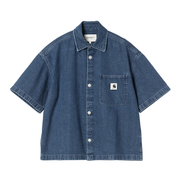 Carhartt WIP W Lovilia Shirt (blue stone washed)