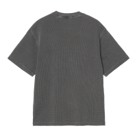 Carhartt WIP Nelson Waffle T-Shirt (black garment dyed)