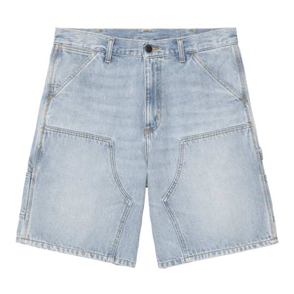 Carhartt WIP Double Knee Short (blue heavy worn bleached)