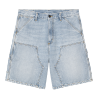 Carhartt WIP Double Knee Short (blue heavy worn bleached)