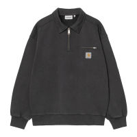 Carhartt WIP Half Zip Detroit Sweatshirt (black stone...