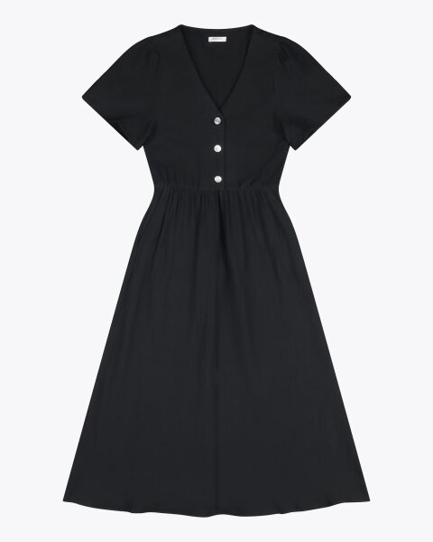Wemoto Mia Muslin dress (black)