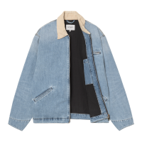Carhartt WIP OG Detroit Jacket (blue/dusty hamilton brown burst washed)