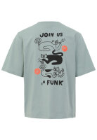 Iriedaily W Cat Funk T-Shirt (dark slate)