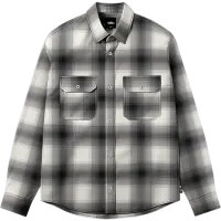 Vans Lawson Plaid Flannel Shirt (marshmallow/black)