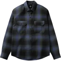 Vans Lawson Plaid Flannel Shirt (black/true navy)