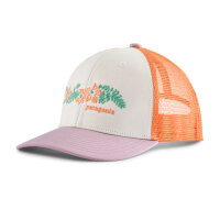 Patagonia Kids Trucker Hat (friend lei/white)