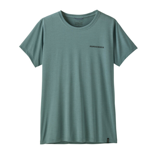 Patagonia Womens Capilene Cool Daily Shirt Mother Rays (blue sage/light blue sage x-dye)