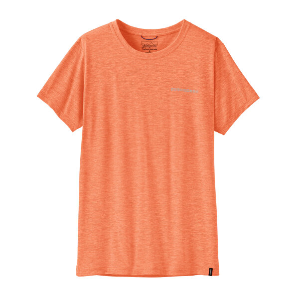Patagonia Womens Capilene Cool Daily Shirt Mother Rays (peach sherbet)