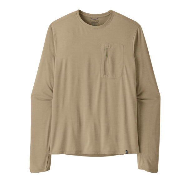 Patagonia Mens Long-Sleeved Capilene Cool Sun Shirt (seabird grey/light seabird grey x-dye)