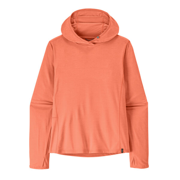 Patagonia Womens Capilene Cool Sun Hoody (mellow melon/peach sherbet x-dye)