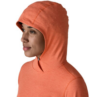 Patagonia Womens Capilene Cool Sun Hoody (mellow melon/peach sherbet x-dye)