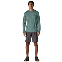 Patagonia Mens Long-Sleeved Capilene Cool Daily Shirt Cloud Crag (blue sage/light blue sage x-dye)