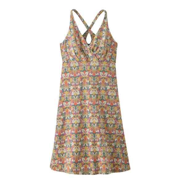 Patagonia Womens Amber Dawn Dress (butterfly geo/weathered stone)