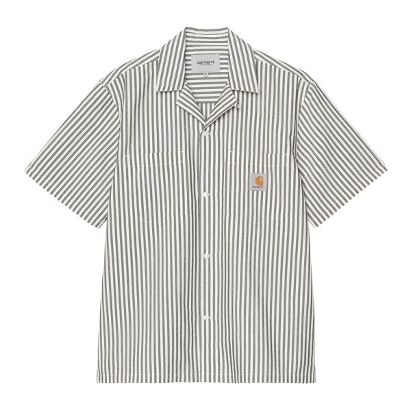 Carhartt WIP Leavel Shirt (leavel stripe black/wax)