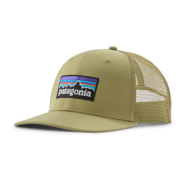 Patagonia P-6 Logo Trucker Hat (gumtree green)