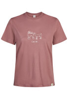 Iriedaily W I Like U T-Shirt (plum)