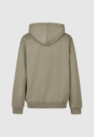 Cleptomanicx Ligull Washed Boxy Hoodie (tea leaf)