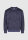 Cleptomanicx Boxy Crusty Crewneck (nightshadow blue)