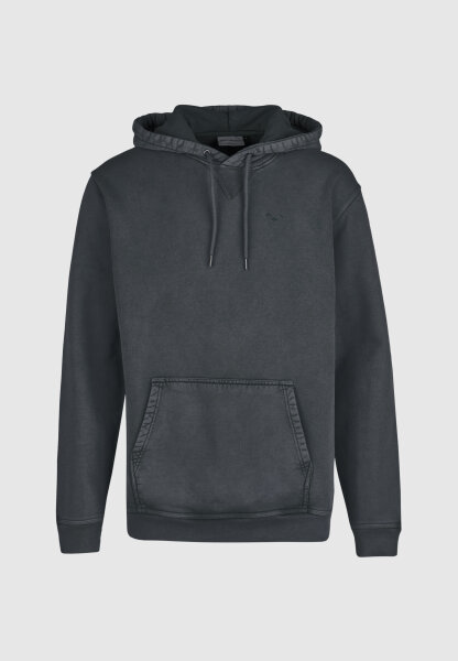 Cleptomanicx Ligull Washed Boxy Hoodie (blue graphite)