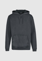 Cleptomanicx Ligull Washed Boxy Hoodie (blue graphite)