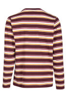 Iriedaily W Stripe Basic Longsleeve (red wine)