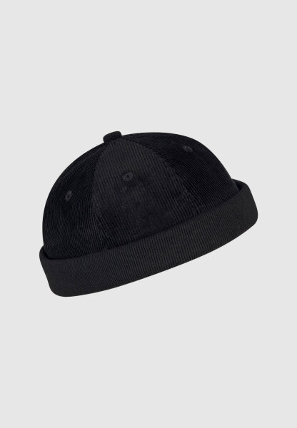 Cleptomanicx Brimless Cord Cap (black)