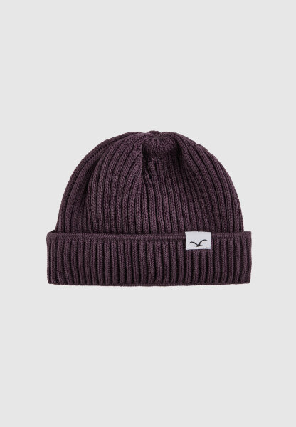Cleptomanicx Storm Short Beanie (plum perfect)