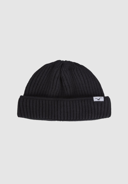 Cleptomanicx Storm Short Beanie (black)