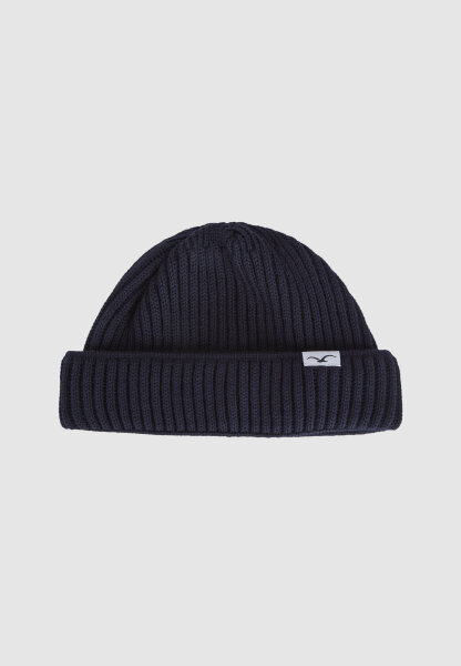 Cleptomanicx Storm Short Beanie (dark navy)