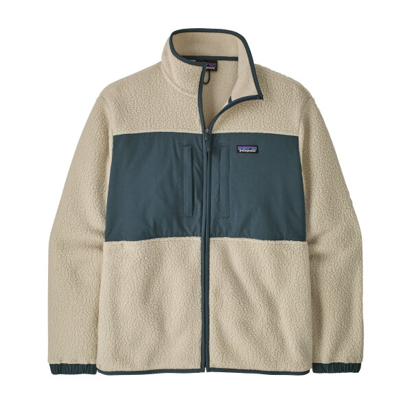 Patagonia Mens Retro Pile Fleece Patch Jacket (pelican)
