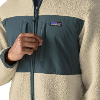 Patagonia Mens Retro Pile Fleece Patch Jacket (pelican)