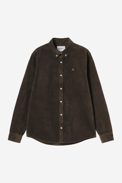 Carhartt WIP Madison Cord Shirt (tobacco)