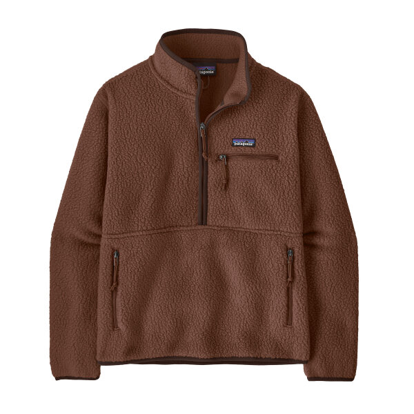 Patagonia Womens Retro Pile Marsupial Fleece Pullover (berm brown)
