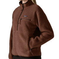 Patagonia Womens Retro Pile Marsupial Fleece Pullover (berm brown)