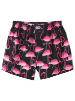 Cleptomanicx Flamingos Boxershorts (black)