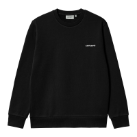 Carhartt WIP Script Embroidery Sweater (black/white)