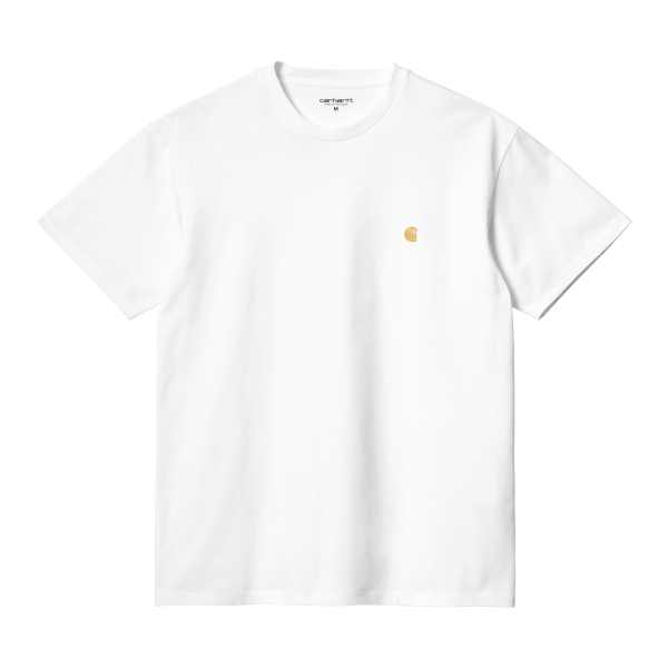 Carhartt WIP Chase T-Shirt (white/gold)