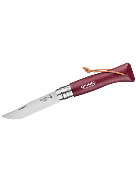 Opinel N° 08 Colorama Taschenmesser (burgund)