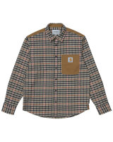 Carhartt WIP Asher Hemd (asher check/leather)