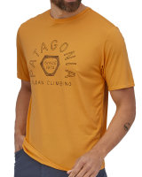 Patagonia Capilene Cool Daily Graphic T-Shirt (clean climb hex/saffron x-dye)