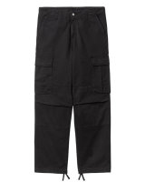 Carhartt WIP Regular Cargo Cotton Pant (black garment dyed)