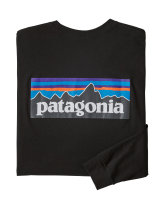 Patagonia P6 Logo Responsibili Longsleeve (black)