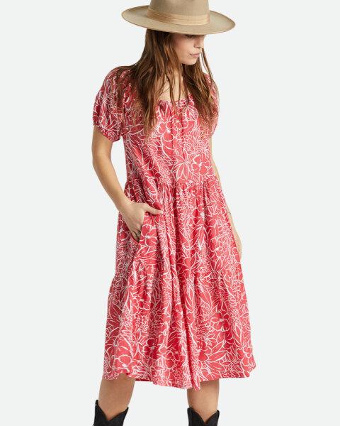 Brixton W Indo Linen Dress (aloha red), 49,99