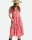 Brixton W Indo Linen Dress (aloha red)