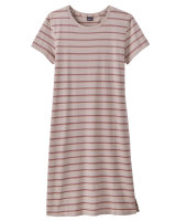 Patagonia W Regenerative Organic Certified Cotton T-Shirt Dress (sunset stripe/shroom taupe)