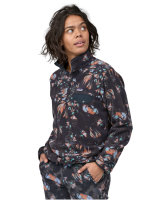 Patagonia W Lightweight Synchilla Snap-T Fleece Sweater (swirl floral/pitch blue)